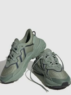 Adidas Originals Unisex Junior Ozweego Sneaker - Green -Sport Sphere V4D8D SQ3 0000003112 LIGHT GREEN SLf