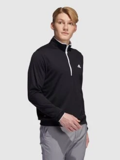 Adidas Golf 1/4 Zip Top - Black -Sport Sphere V4H8J SQ3 0000000004 BLACK MDo