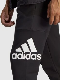 Adidas Sportswear Essentials French Terry Tapered Cuff Logo Joggers - Black -Sport Sphere V4YH2 SQ4 0000000004 BLACK MDd