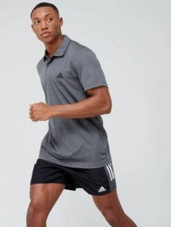 Adidas Performance Train Essentials Training Polo Shirt - Grey -Sport Sphere V4YHV SQ6 0000000005 GREY MDd2
