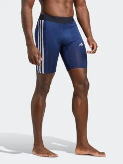 Adidas Performance Techfit 3-Stripes Training Short Leggings - Navy -Sport Sphere V4YKF SQ3 0000000048 NAVY MDo