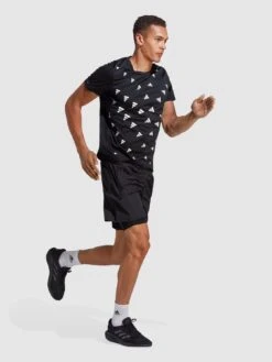 Adidas Performance Brand Love Graphic T-shirt - Black/White -Sport Sphere V4YLW SQ3 0000000019 BLACK WHITE MDo