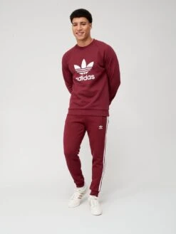 Adidas Originals Men's Originals 3-Stripes Pant - RED -Sport Sphere V4YSB SQ3 0000000017 RED MDo