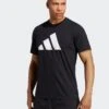 Adidas Performance Train Essentials Feelready Logo Training T-shirt - Black/White