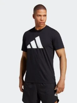 Adidas Performance Train Essentials Feelready Logo Training T-shirt - Black/White