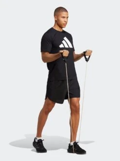 Adidas Performance Train Essentials Feelready Logo Training T-shirt - Black/White -Sport Sphere V4YY3 SQ3 0000000019 BLACK WHITE MDo