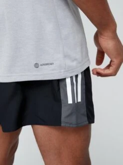 Adidas Performance Train Essentials Feelready Logo Training T-Shirt - Medium Grey Heather -Sport Sphere V4YY4 SQ6 0000000390 MEDIUM GREY HEATHER MDd2