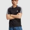 Adidas Sportswear Essentials Single Shirt 3-Stripes T-Shirt - Black/White