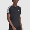 Adidas Performance Train Essentials 3-Stripes Training T-Shirt - Black