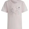 Adidas Sportswear Girls Kids Disney Moana T-Shirt - Light Pink