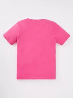 Adidas Sportswear Girls Junior Essentials 3 Stripe Boyfriend Tee - Dark Pink -Sport Sphere V5PXP SQ3 0000004418 DARK PINK SLb
