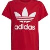Adidas Originals Junior Unisex Adicolor Trefoil Tee - Bright Red