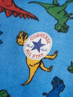 Converse Younger Boys Dino French Terry Pullover Hoodie & Leggings Set - Blue/Light Grey -Sport Sphere V6XSP SQ4 0000000215 LIGHT GREY SLd