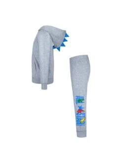 Converse Toddler Boys Dino Ft Fz Hoodie Set - Light Grey -Sport Sphere V6XZ8 SQ4 0000000215 LIGHT GREY SLd