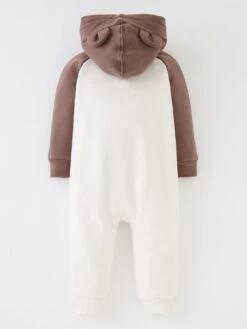 Converse Newborn Boys Into The Wild Bear Coverall - Light Grey -Sport Sphere V6Y8M SQ3 0000000215 LIGHT GREY SLb