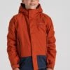 Craghoppers Kids Harue Jacket - Orange/navy