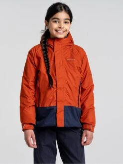 Craghoppers Kids Harue Jacket - Orange/navy -Sport Sphere V7W49 SQ2 0000000198 ORANGE MDf