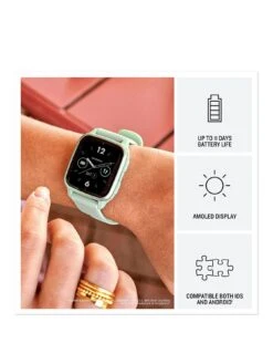 Garmin Venu Sq 2, Music Edition Smartwatch - Ivory/Peach Gold, WW -Sport Sphere V8BKY SQ3 0000000168 IVORY SLa