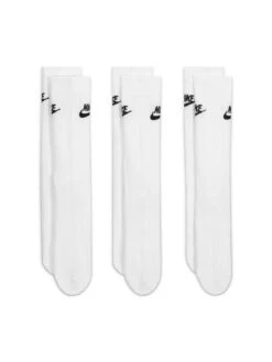 Nike 3 Pack Of Sportswear Everyday Essential Socks - White/Black -Sport Sphere V8TPN SQ4 0000000269 WHITE BLACK SLd1