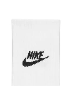Nike 3 Pack Of Sportswear Everyday Essential Socks - White/Black -Sport Sphere V8TPN SQ5 0000000269 WHITE BLACK SLd2