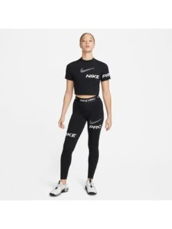 Nike Women's Pro Legging - BLACK/GREY -Sport Sphere V8TQJ SQ3 0000000004 BLACK MDo