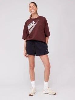 Nike Women's Nsw Short Sleeve T-Shirt - CHARCOAL -Sport Sphere V8TR7 SQ3 0000000070 DARK GREY MDo