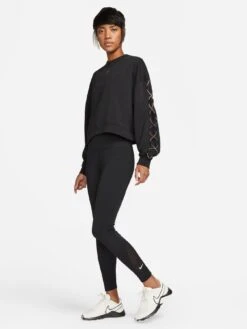 Nike One Hi Rise 7/8 Leggings - Black/White -Sport Sphere V8TSQ SQ3 0000000019 BLACK WHITE MDo