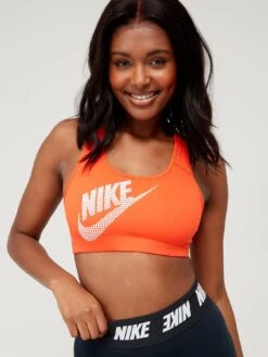 Nike Women's Swoosh Medium Support Bra - RED