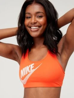 Nike Women's Swoosh Medium Support Bra - RED -Sport Sphere V8TTI SQ4 0000000017 RED MDd