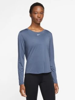 Nike The One Dri-FIT Long Sleeve Top - Blue