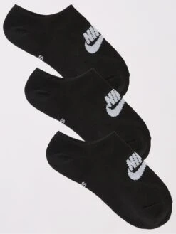 Nike 3 Pack Of Sportswear Everyday Essential Socks - Black