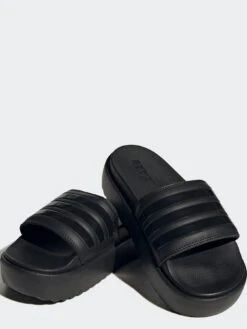 Adidas Sportswear Adilette Platform Sliders - Black -Sport Sphere V8WKB SQ3 0000000004 BLACK SLf