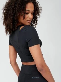 Adidas Train Hiit Crop Tee - Black -Sport Sphere V8XGQ SQ5 0000000004 BLACK MDd1