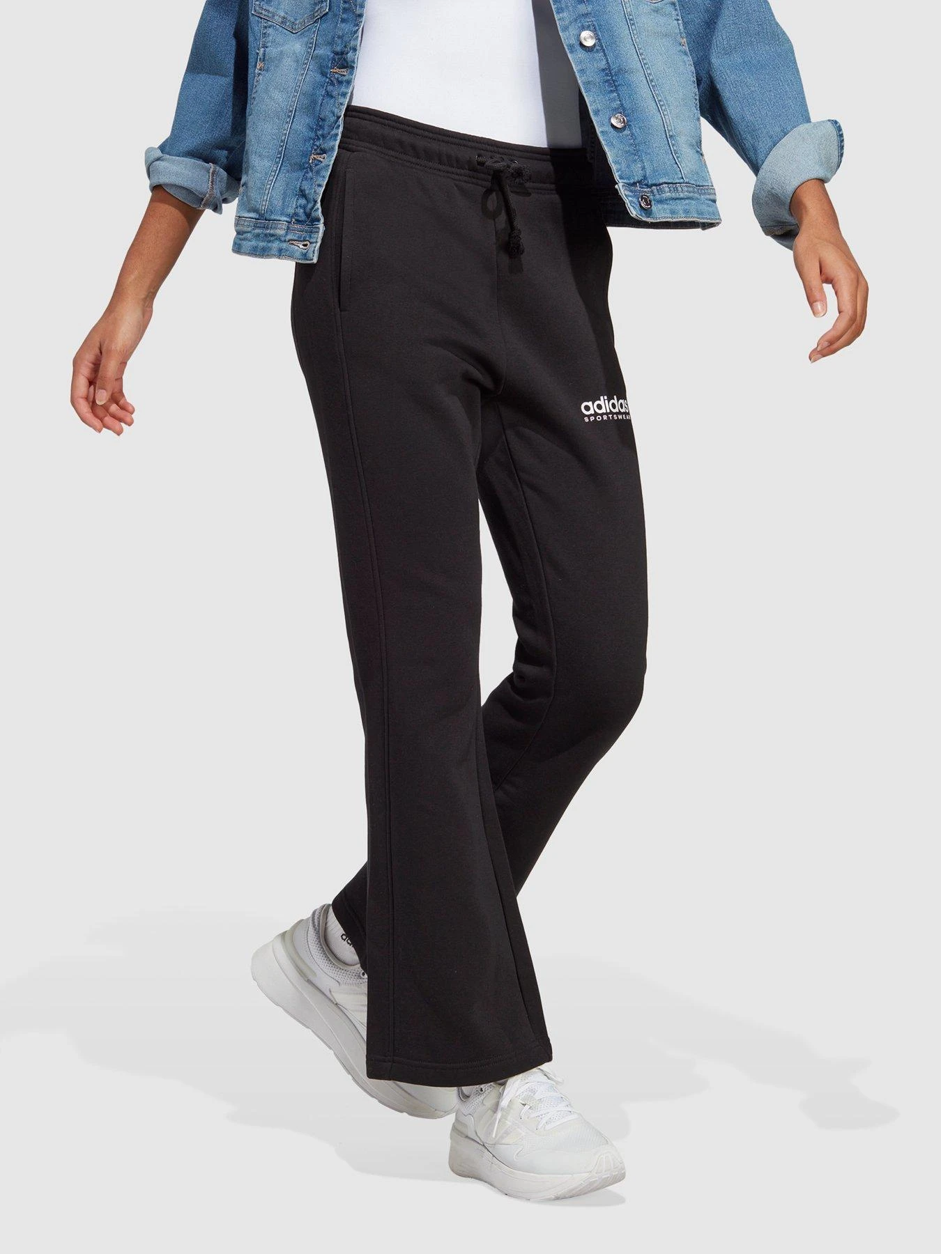 Adidas All Szn Graphic Wide Leg Pant - Black 3 Adidas All Szn Graphic Wide Leg Pant - Black - Image 3