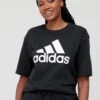 Adidas Sportswear Essentials Big Logo Boyfriend T-shirt - Black/White