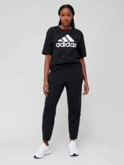 Adidas Sportswear Essentials Big Logo Boyfriend T-shirt - Black/White -Sport Sphere V8XHZ SQ3 0000000019 BLACK WHITE MDo