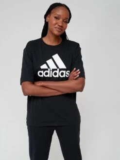 Adidas Sportswear Essentials Big Logo Boyfriend T-shirt - Black/White -Sport Sphere V8XHZ SQ5 0000000019 BLACK WHITE MDd1
