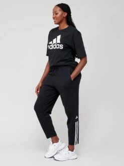 Adidas Sportswear Essentials Big Logo Boyfriend T-shirt - Black/White -Sport Sphere V8XHZ SQ6 0000000019 BLACK WHITE MDd2