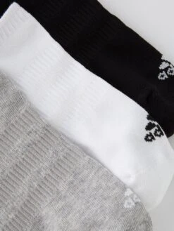 Adidas 3 Pack No Show Socks - Grey -Sport Sphere V8XJ2 SQ4 0000000005 GREY SLd