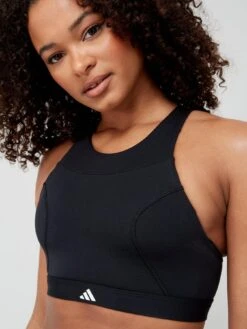 Adidas Run Sports Bra - Medium Support - Black -Sport Sphere V8XJ5 SQ4 0000000004 BLACK MDd