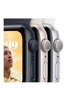 Apple Watch SE (GPS, 2022), 40mm Midnight Aluminium Case With Midnight Sport Band -Sport Sphere V8YKP SQ3 0000000976 MIDNIGHT SLa