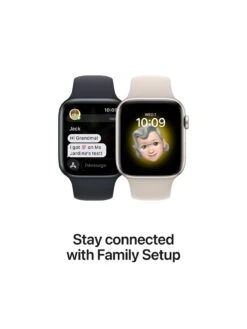 Apple Watch SE (GPS, 2022), 40mm Midnight Aluminium Case With Midnight Sport Band -Sport Sphere V8YKP SQ5 0000000976 MIDNIGHT SLd1