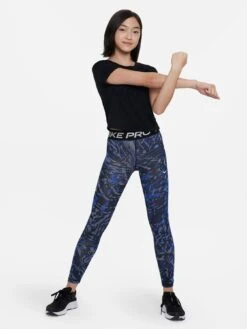 Nike Older Girls Nike Pro Legging - Blue  -Sport Sphere V983U SQ2 0000000020 BLUE MDf