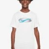 Nike Older Boys Sportswear Core Brandmark T-Shirt - White 