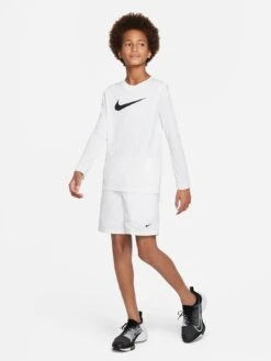 Nike Older Boys Dri-FIT Woven Multi Shorts - White  -Sport Sphere V989Q SQ2 0000000269 WHITE BLACK MDf