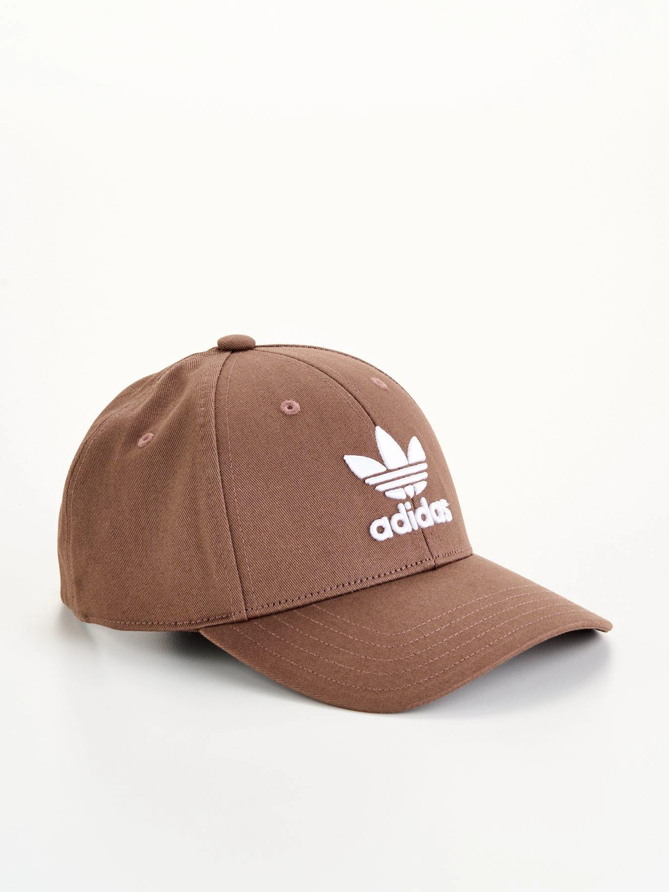 Adidas Originals Trefoil Baseball Cap - Brown 1 Adidas Originals Trefoil Baseball Cap - Brown