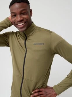 Adidas Terrex Multi Full-Zip Fleece Jacket - Khaki -Sport Sphere V9PSK SQ4 0000000058 KHAKI MDd