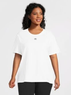 Adidas Originals Women's Originals Graphics T-Shirt - Plus Size - White