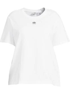 Adidas Originals Women's Originals Graphics T-Shirt - Plus Size - White -Sport Sphere V9RIX SQ4 0000000013 WHITE MDd