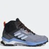 Adidas Terrex Men's Ax4 Mid Gortex Walking Shoes - Purple/Blue